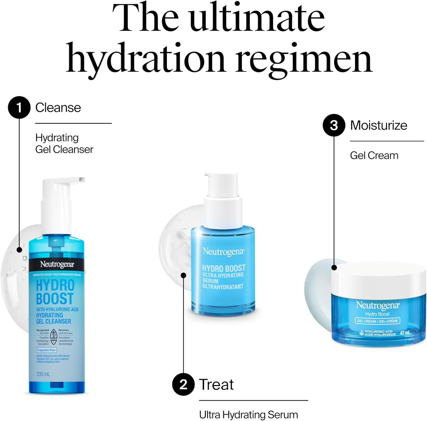 Hydro Boost Gel Cream Face Moisturizer - Oil-Free Facial Cream with Hyaluronic Acid 47Ml
