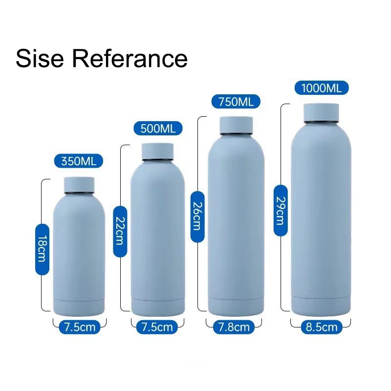 Custom Logo Thermos Large Vacuum Flask Stainless Steel Portable Thermos Bottle Outdoor Sports Water Bottle Travel Mug 500/750Ml