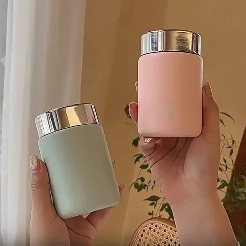 230Ml Mini Stainless Steel 316 Thermos Mug Fashion Portable Pocket Vacuum Flask Coffee Tea Thermal Water Bottle Tumbler