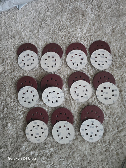 5 inch 8 hole sanding discs